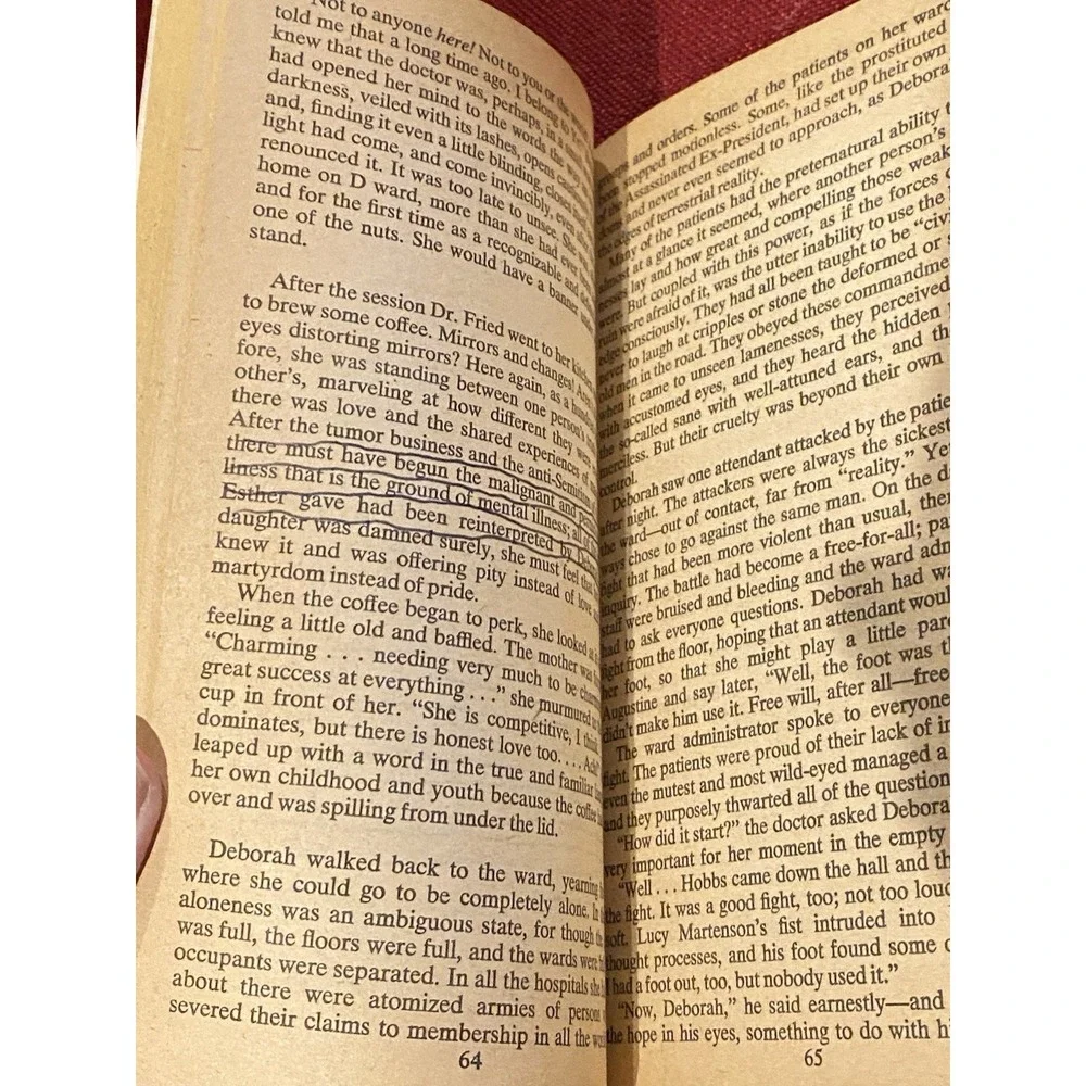 I NEVER PROMISED YOU A ROSE GARDEN HANNAH GREEN PB1964 STRANGE WORLD OF INSANITY